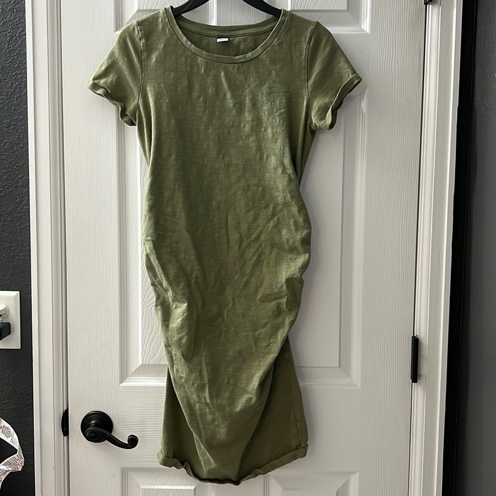 Maternity Slub-Knit Bodycon Dress